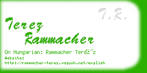 terez rammacher business card